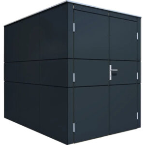 Fahrradgarage Bertilo HPL Design Bike Port 155 x 235 cm anthrazit