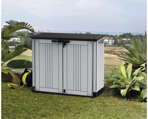 Garten Gerätebox Mülltonnenbox Keter Store it out Prime Kunststoff inkl. – Bild 4