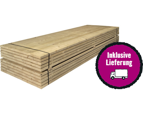 Konsta Palette Baudiele Fichte 3000 x 200 x 40 mm = 60 Stück – Bild 6