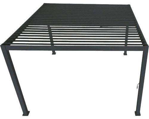 Mirador Deluxe Pergola Pfostenstärke 11 x 11 cm 300 x 300 x 250 cm anthrazit - ähnlich RAL7015 – Bild 9