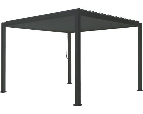 Mirador Deluxe Pergola Pfostenstärke 11 x 11 cm 300 x 300 x 250 cm anthrazit - ähnlich RAL7015 – Bild 8