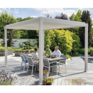 Mirador Pergola Deluxe 111 3x4 300 x 400 cm grau