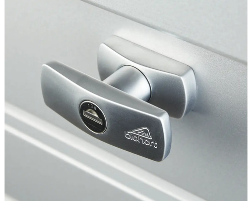 Mülltonnenbox Biohort StoreMax 190 Metall 190 x 97 x 136 cm dunkelgrau metallic – Bild 4