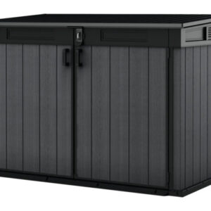 Fahrradgarage Mülltonnenbox Keter Cortina Mega Evotech Kunststoff 3 x 240 l inkl.