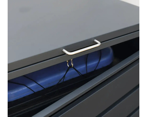 Mülltonnenbox WESTMANN Kubus 4 Metall 264 x 80 x 116 cm anthrazit – Bild 6