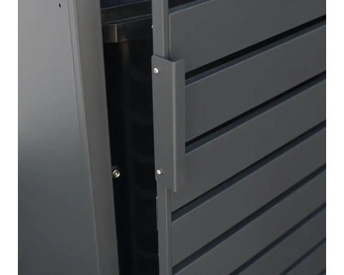 Mülltonnenbox WESTMANN Kubus 4 Metall 264 x 80 x 116 cm anthrazit – Bild 4