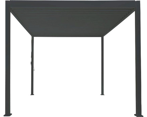 Pergola Mirador Deluxe Pfostenstärke 11 x 11 cm 300 x 400 x 250 cm anthrazit - ähnlich RAL7015 – Bild 10