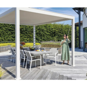 Pergola Mirador Deluxe 111 3x3 300 x 300 cm grau