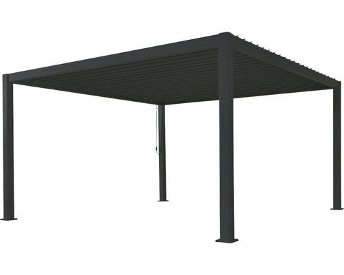 Pergola Mirador Deluxe Pfostenstärke 11 x 11 cm 300 x 400 x 250 cm anthrazit - ähnlich RAL7015 – Bild 9