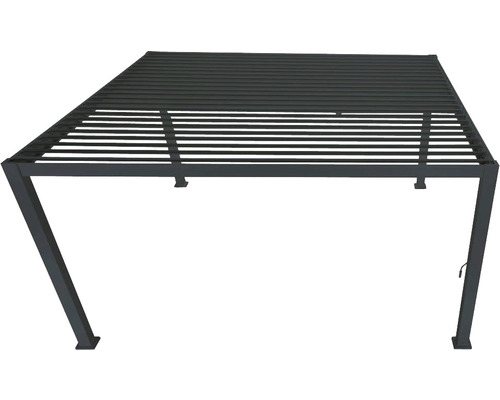 Pergola Mirador Deluxe Pfostenstärke 11 x 11 cm 300 x 400 x 250 cm anthrazit - ähnlich RAL7015 – Bild 8