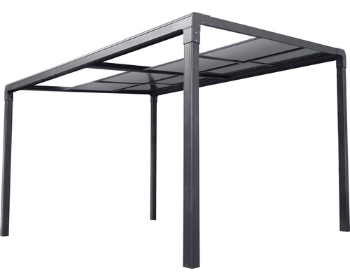 Pergola Pavillon Air II inkl. Schiebedach 392 x 305 x 262 cm anthrazit – Bild 4
