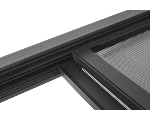 Pergola Pavillon Air II inkl. Schiebedach 392 x 305 x 262 cm anthrazit – Bild 2