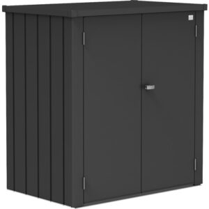 Terrassenschrank Biohort Romeo Gr L 132 x 87 x 140 cm dunkelgrau-metallic
